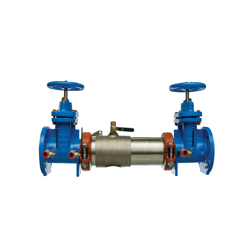 10 In SS Double Check Valve Assembly Backflow Preventer, NRS Shutoff ...