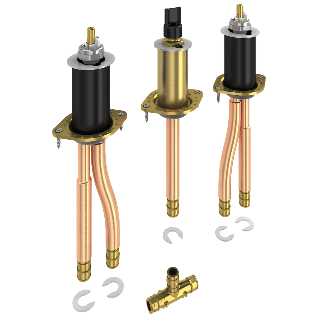 Two Handle Flexible Mount - PEX Cold Expansion | DELTA R2707-MF
