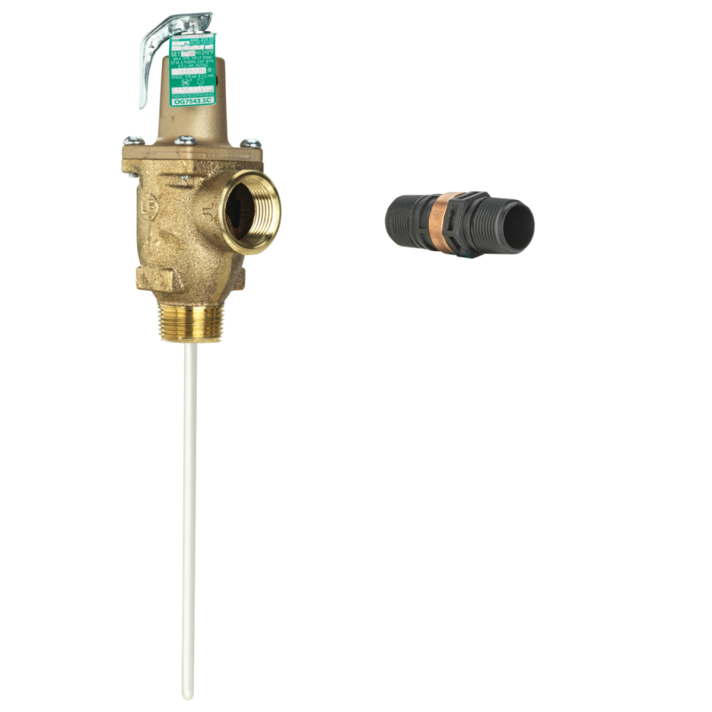 1 IN LF40XL-4 Lead Free Automatic Reseating Temperature and Pressure ...